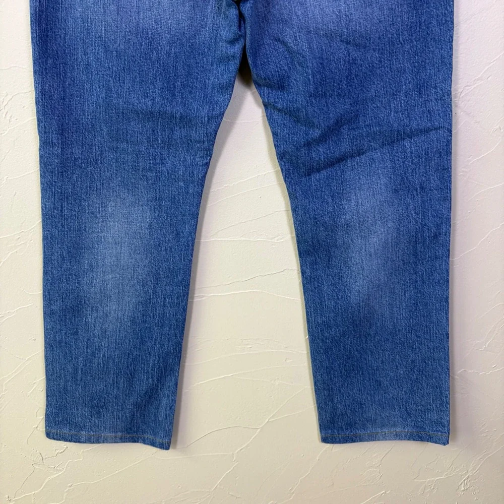 J Crew Flex Straight Leg Jeans Mens 33x30 Blue Medium Wash Denim Casual